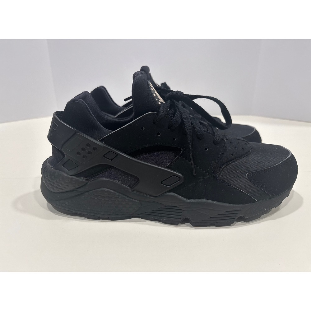 Nike Air Huarache Triple Black Mens Running Shoes 318429-003 Size 10.5